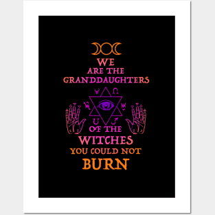 We Are The Granddaughters Of The Witches You Couldn'T Burn Posters and Art